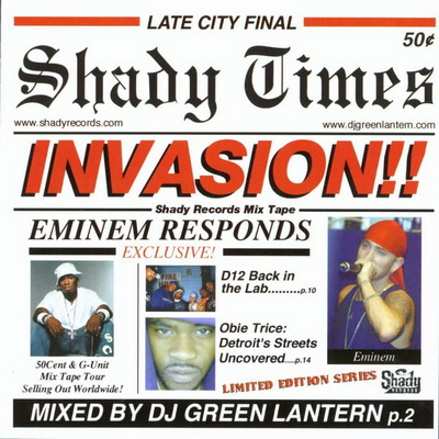 DJ Green Lantern - Invasion: Shady Records Mixtape (2003) [CD] [FLAC]