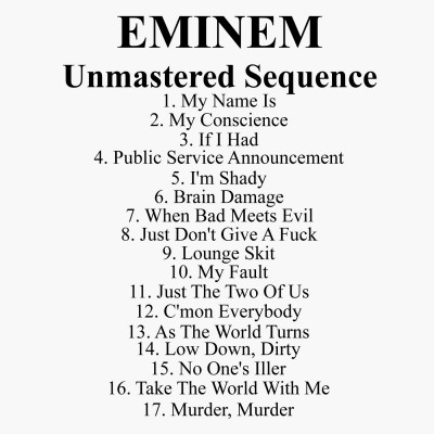 Eminem – Unmastered Sequence (1999) [FLAC]