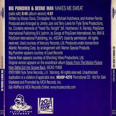 Big Punisher 1998 Makes Me Sweat feat. Beenie Man