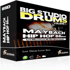 P5Audio - Big Studio Drums: Maybach Hip Hop 88bpm (AIFF, REX2, WAV)