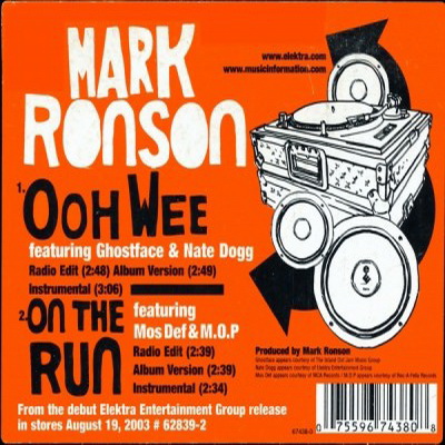 Mark Ronson - Ooh Wee / On The Run (VLS) (2003) [FLAC]