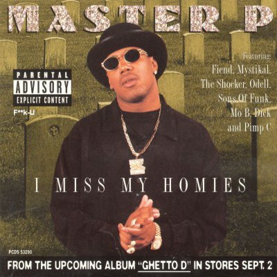 Master P 1997 I Miss My Homies CD Single