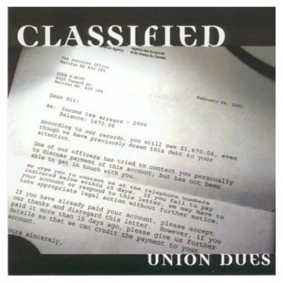 Classified 2001 Union Dues