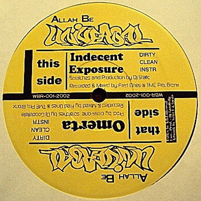 Allah Be Universal 1997 Indecent Exposure bw Omerta