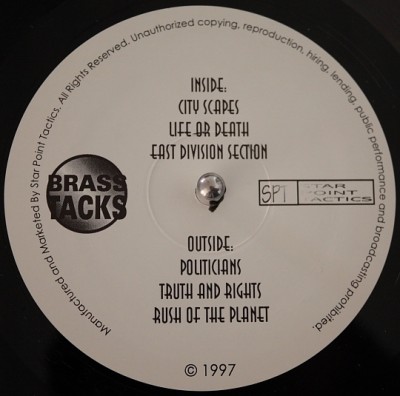 Brass Tacks – Star Point Tactics EP Vinyl 1997