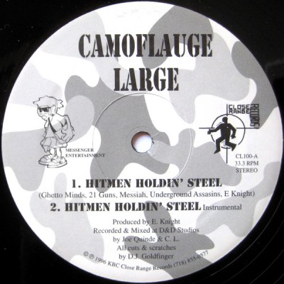 Camouflage Large Clique Hitmen Holdin Steel Cocbacda 9 VLS 1996