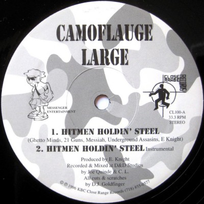 Camouflage Large Clique - Hitmen Holdin’ Steel / Cocbacda 9 (1996) [VLS] [FLAC] [Close Range]