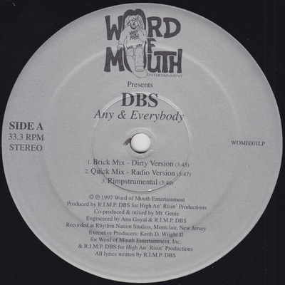 DBS 1997 Any Everybody bw Intelligent Rudeness