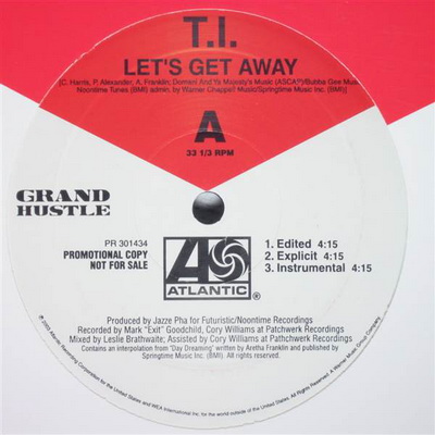 T.I. 2003 Lets Get Away CDS