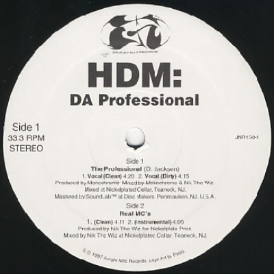 HDM 1997 Da Professional Real MCs VLS