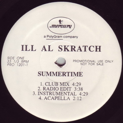 Ill Al Skratch 1995 Summertime bw Dr Feelgood Vinyl FLAC 24 96