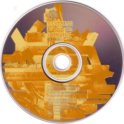 Gang Starr 1999 Discipline Promo CDM