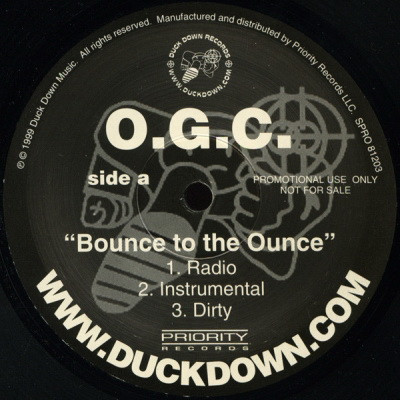 OGC 1999 Bounce To The Ounce Promo Vinyl FLAC 24 96