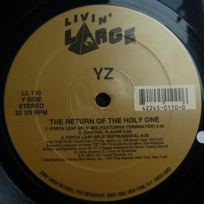 YZ 1992 The Return Of The Holy One VLS FLAC 24 96