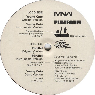 Spotrunnaz 1999 Young Cats Parallel Maintain The Paycheck 2VLS FLAC 24 96