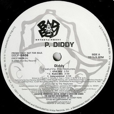 P. Diddy 2001 Diddy VLS Vinyl FLAC 24 96