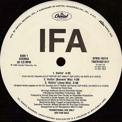IFA 1995 Rollin Promo VLS Vinyl FLAC 24 96