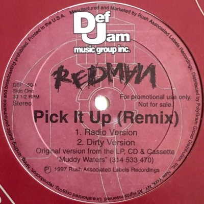Redman 1997 Pick It Up Remix Promo VLS FLAC 24 96