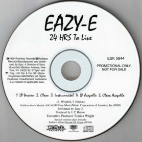 Eazy E 1998 24 Hrs To Live CDS Promo FLAC