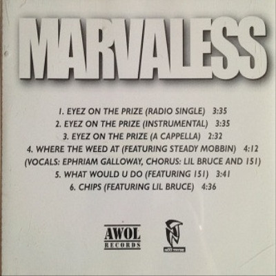 Marvaless 1998 Eyez On The Prize CDM Promo FLAC