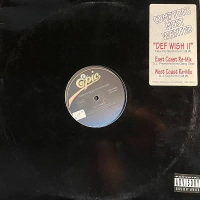 Comptons Most Wanted 1992 Def Wish II VLS FLAC 24 96