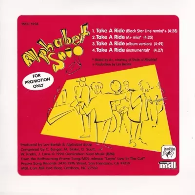 Alphabet Soup 1994 Take A Ride Single FLAC