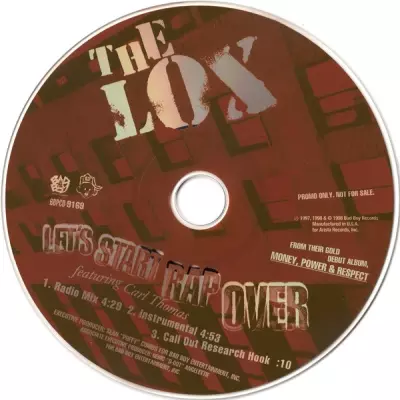 The LOX 1998 Lets Start Rap Over CDS FLAC BBPCD 9169