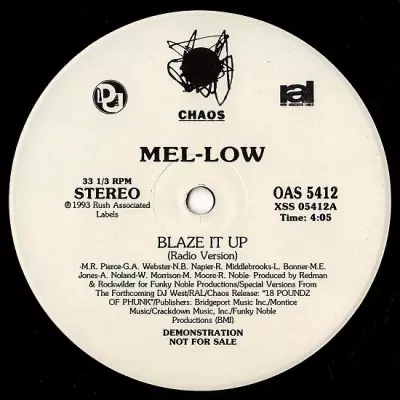 Mel Low 1993 Blaze It Up VLS FLAC 24 96